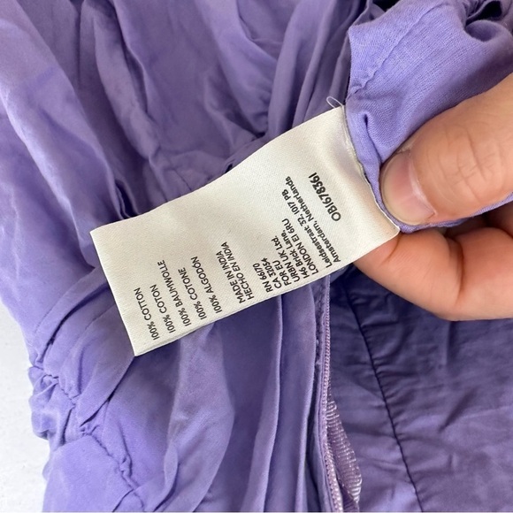 Free People Cohen Poplin Midi Dress in Light Purple Womens Size X-Small - Picture 8 of 11